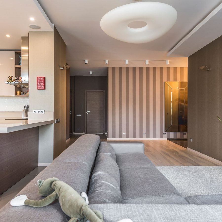 Renovated open-plan living area of a DHA Phase 5 portion